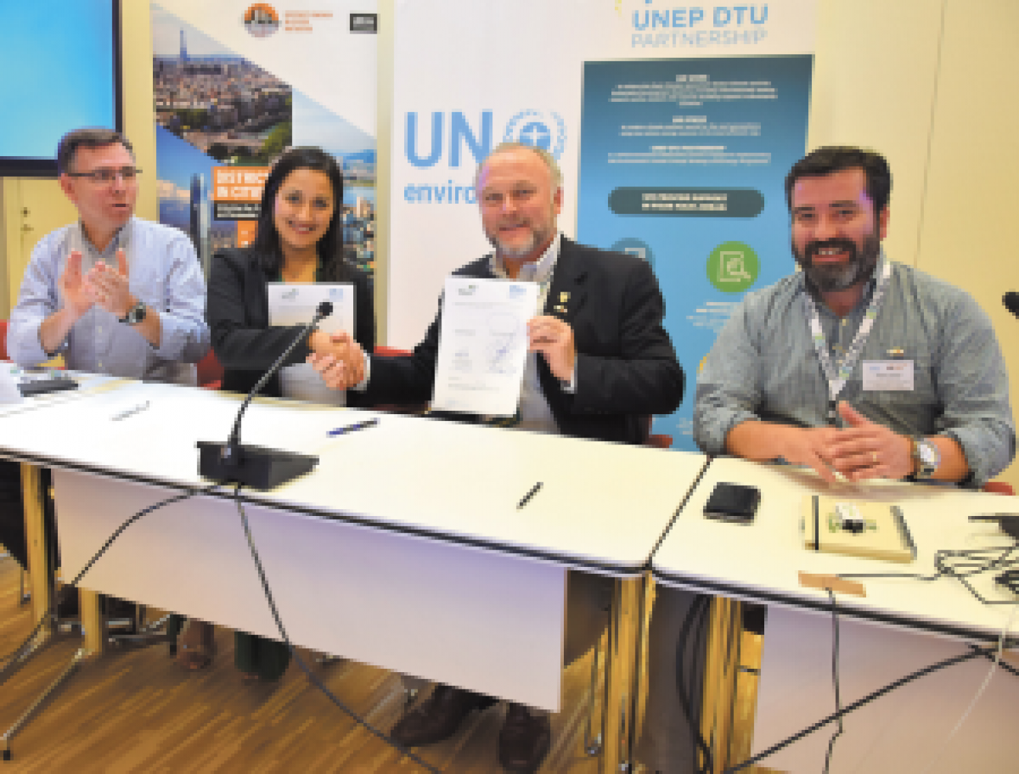 Firma de convenio con ONU Medioambiente